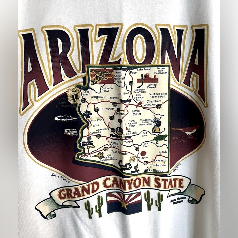 Vintage All Sport Max Weight Arizona Single Stictch Sleeves New Never Worn L